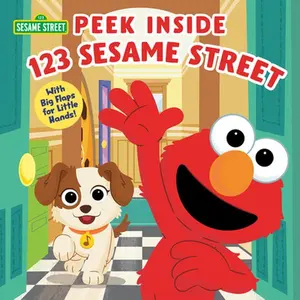 Peek Inside 123 Sesame Street -- Mary Man-Kong, Board Book