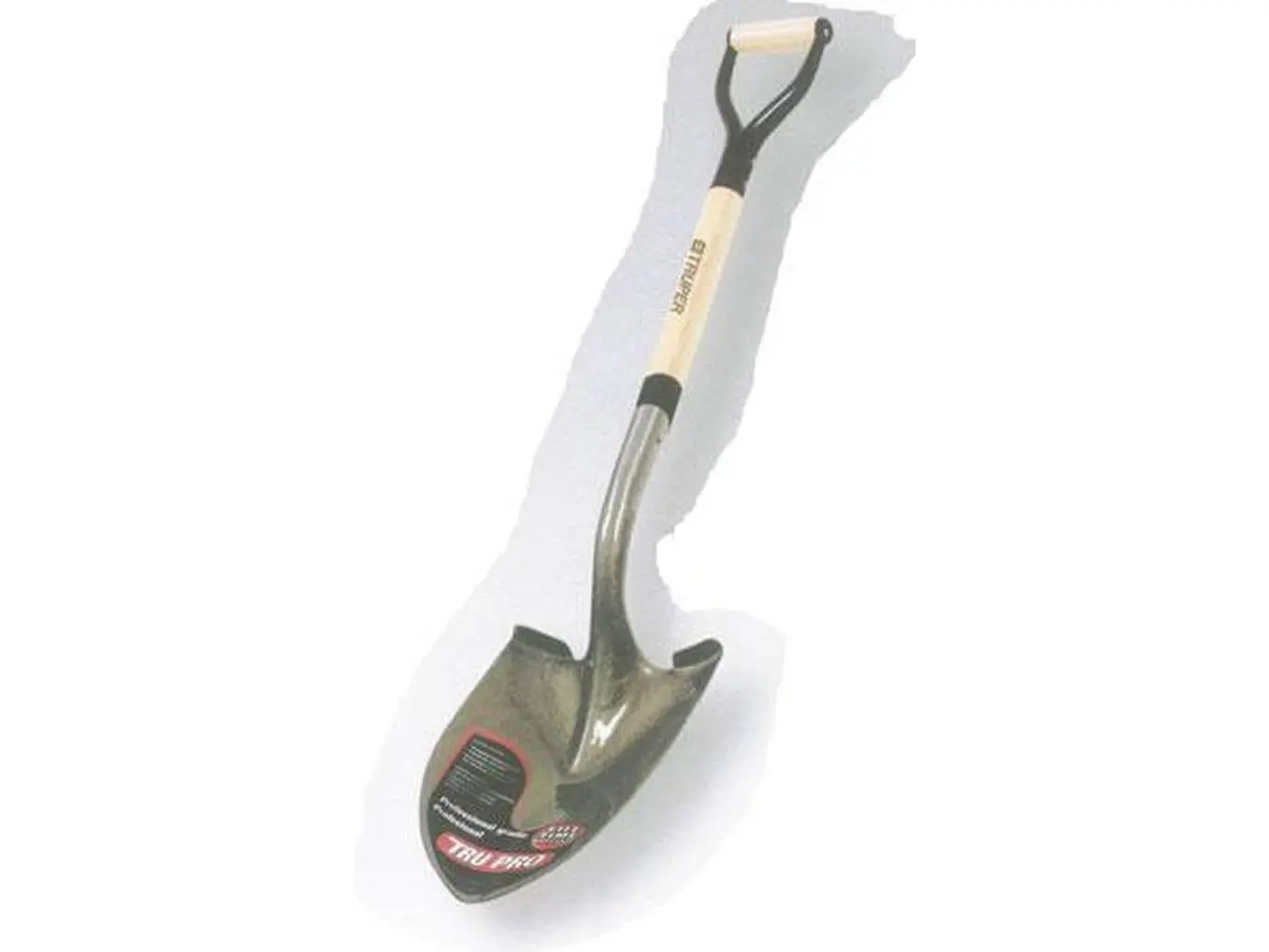 Truper 31209-PRY-RBA Tru Pro Round Point Shovel with 30 Inch D Handle