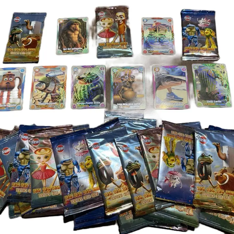 Brainrot Tung Tung Tung Sahur trading cards. 1x random sealed pack.