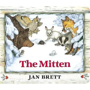 The Mitten (Oversized Lap Board Book) -- Jan Brett, Board Book