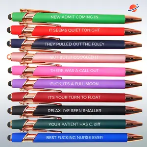 Best Nurse Pen Set with Pen Pouch ever Assorted Colors Smooth Writing Nurse Week & Graduation Gifts Best Nurse Ever Ballpoint Pen Set with Zipper Pen Pouch | Assorted Colors | Smooth Writing | Nurse Week & Graduation Gifts