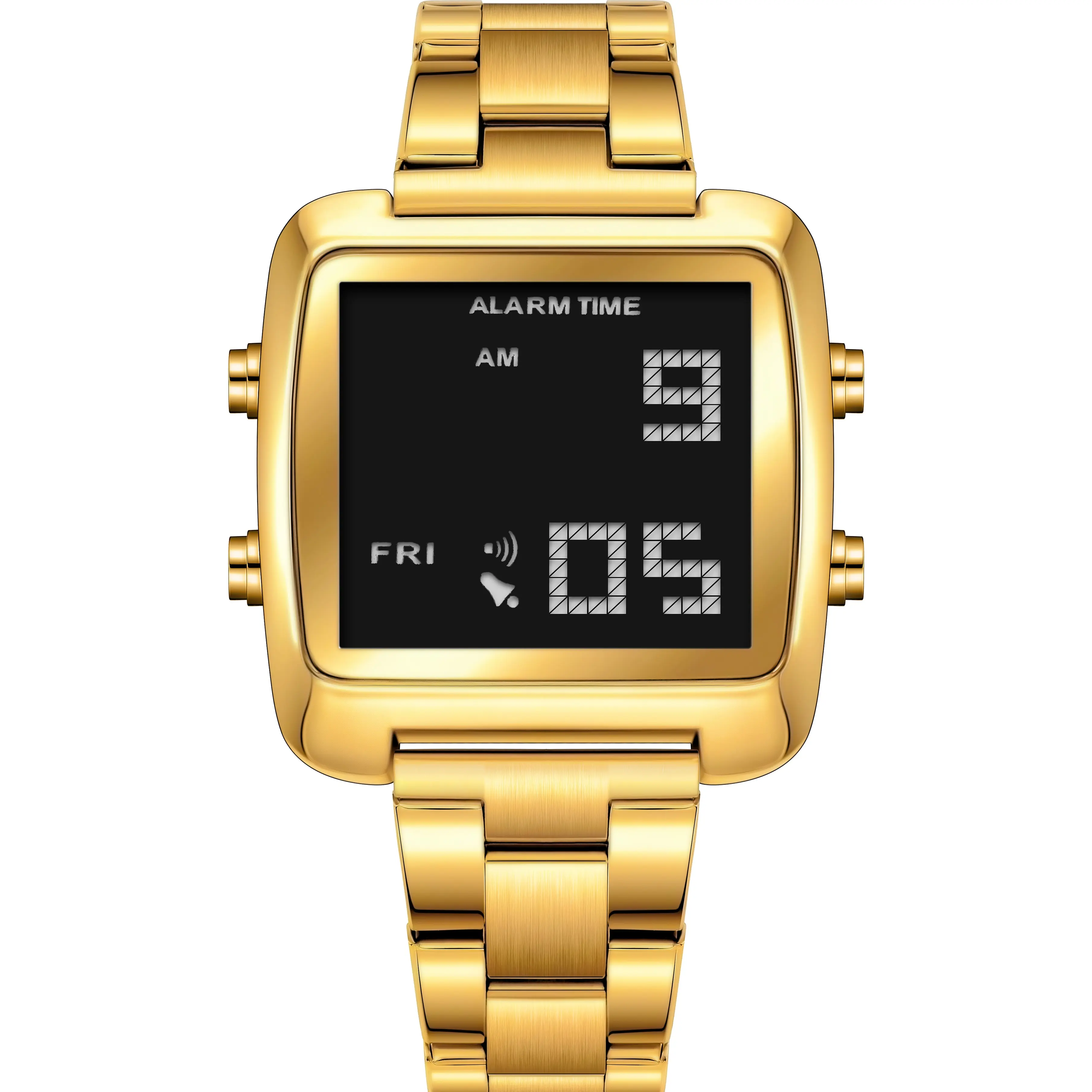 Binda Women\'s Gold Quartz Stainless Steel Bracelet Elegant Dial Round Watch Binda Retro Rectangular Womens Quartz Rose Gold... From  main image 4