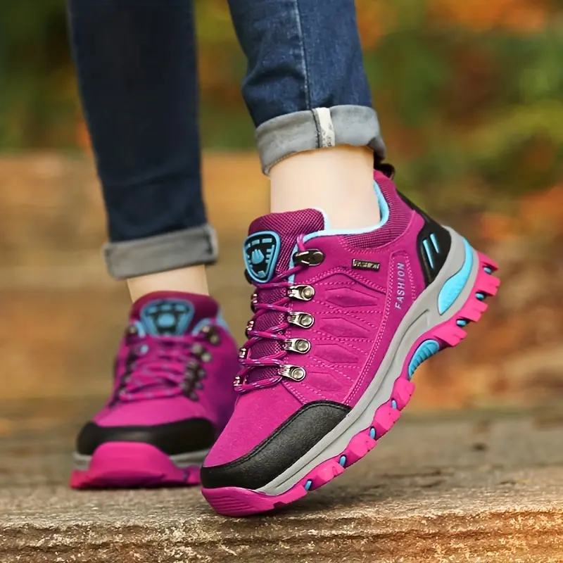 YYW1 Women's Hiking Outdoor Shoes, Breathable, Non-Trekking Sneakers, Comfortable Fit, Durable Trail Footwear