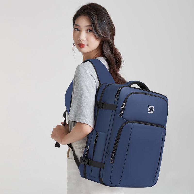 Bruno Cavalli Travel Backpack TSA Friendly 36L Expandable #18621 Black with 17" Laptop Compartment, USB Charging, Water Bottle Pocket, Anti-Theft, Waterproof, for Business, Travel, Outdoor Bruno Cavalli Travel Backpack TSA Friendly 36L Expandable #18621 Black with 17" Laptop Compartment, USB Charging, Water Bottle Pocket, Anti-Theft, Waterproof, for Business, Travel, Outdoor