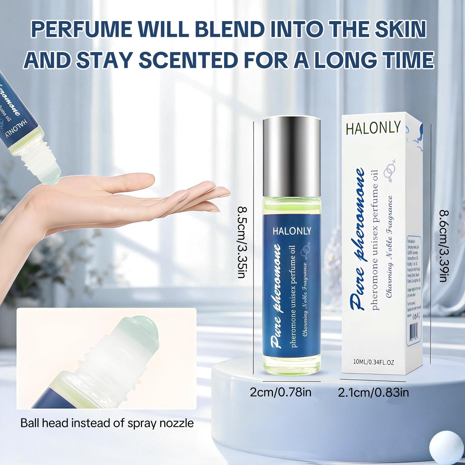【Halonly】 Women's Roll-On Fragrances with Enduring Scent in Perfume Oil Form Cosmetics Natural Fruity Sweet Floral Eau De Parfume Travel Friendly Dsign Pheromone Perfume Beauty and Personal Care