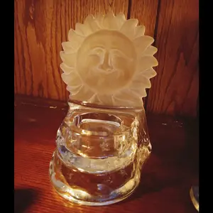 party lite vintage sun candle holder