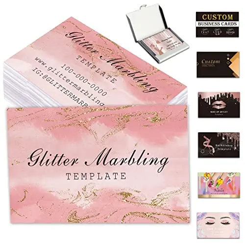 Glitter Marbling Template