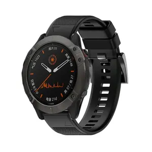22mm 26mm QuickFit Strap For Garmin Fenix 7 7X Pro 6 6XPro 5 5X Plus Smart Watch Silicone Bracelet Watchband Quick Release Strap
