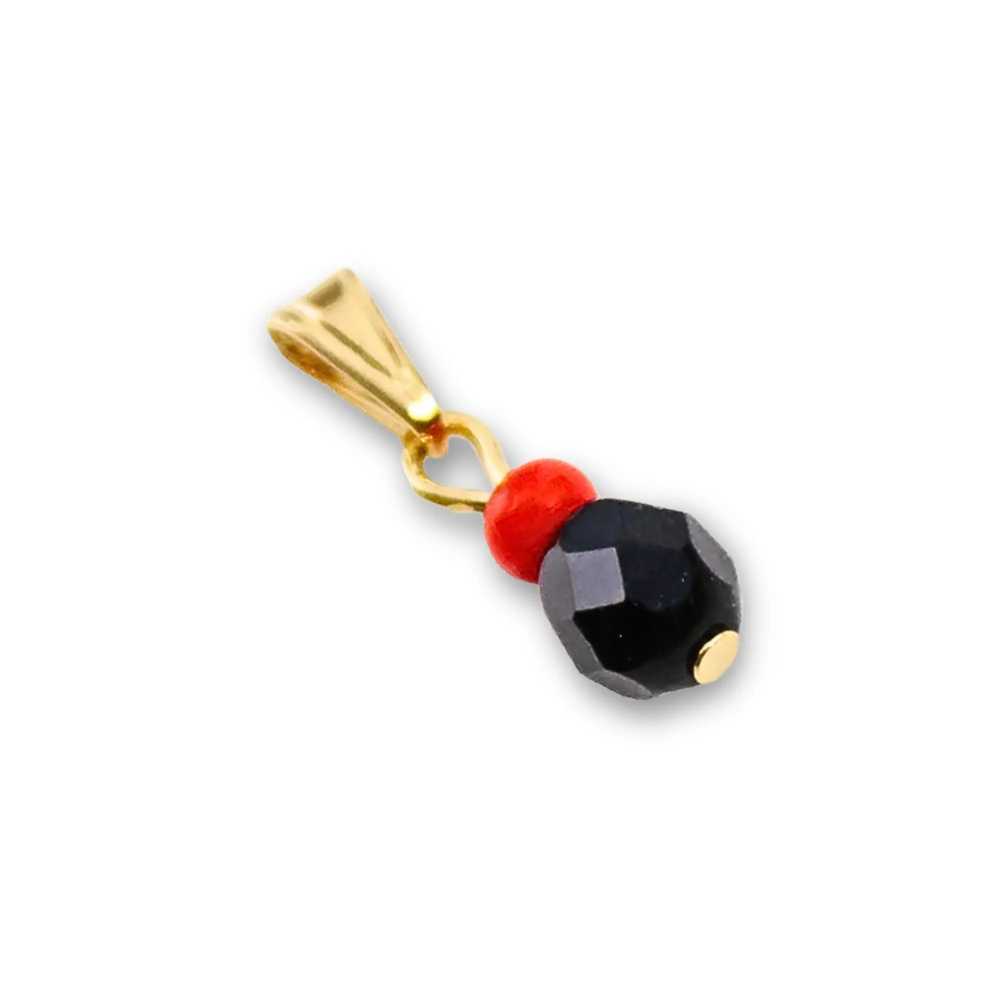 Azabache amuleto de protección contra el mal de ojo amulet against the evil eye and to bring good luck Gold Plated Jewelry Drop Charm