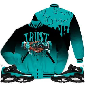 Air Griffey Max 1 Freshwater Outfit Varsity Jacket, Trust No One Drip Shirt Matching Sneaker Baseball