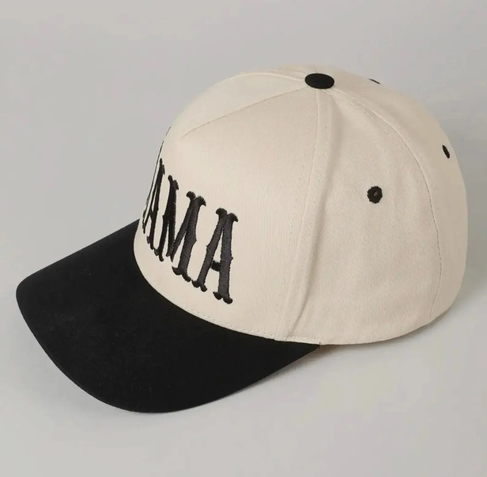 Vintage Trucker Hat with Mama Embroidery - Adjustable Snapback Cap Mama Embroidered Trucker Hat for Women, Vintage Mom Baseball  main image 4