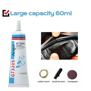 60ML Aogo Shoe Repair Glue, Super Strong Adhesive for Synthetic Leather and Sneakers, Heat Resistant, Non-Toxic & Easy to Use