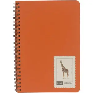 Kolo 5.5x8.5 Mixed Media Book, Spiral Bound, 184lb/300gsm, Ideal for Wet and Dry Media
