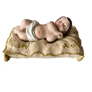 Jesus Baby Figurine 5.11" Christmas Statue Holy Land Nativity Collectible Faith