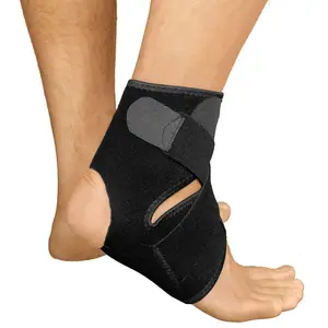 RiptGear Ankle Brace Support for Men & Women - Sprained Ankle Compression with Adjustable Straps - Open Heel Design for Achilles Tendon Recovery