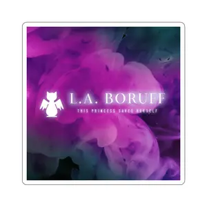 L.A. Boruff This Princess Saves Herself Kiss-Cut Stickers