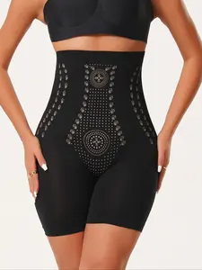 High Waist Fit Compression Shapewear Shorts for Women, Flat Belly & Curvy Hip Design, Comfortable Body Sculpting Underwear, All Seasons Casual Style