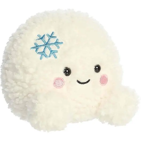 Aurora World Plush - Festive Palm Pals - CHUCK SNOWBALL (5 inch)