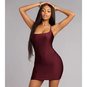 All The Drama Lace-Up Bodycon Mini Dress