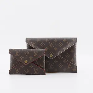 Pre-owned Louis Vuitton leather Clutches & Wristlets Monogram Kirigami Pochette Set Clutches 4000008769974