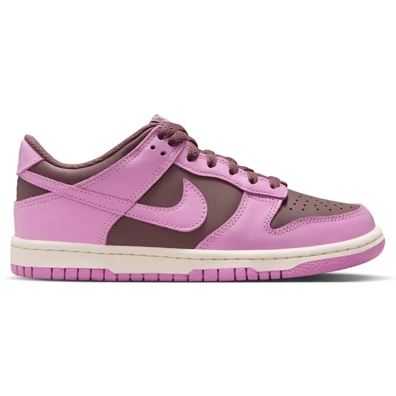 Nike Dunk Low Tattoo Light Magenta (GS) – Youth Low-Top Sneakers, Classic Court-Inspired Footwear, Light Magenta Colorway, Stylish Casual Shoes, Cushioned Everyday Design, Lace-Up Closure, Durable Rubber Outsole, Comfortable Youth Shoes
