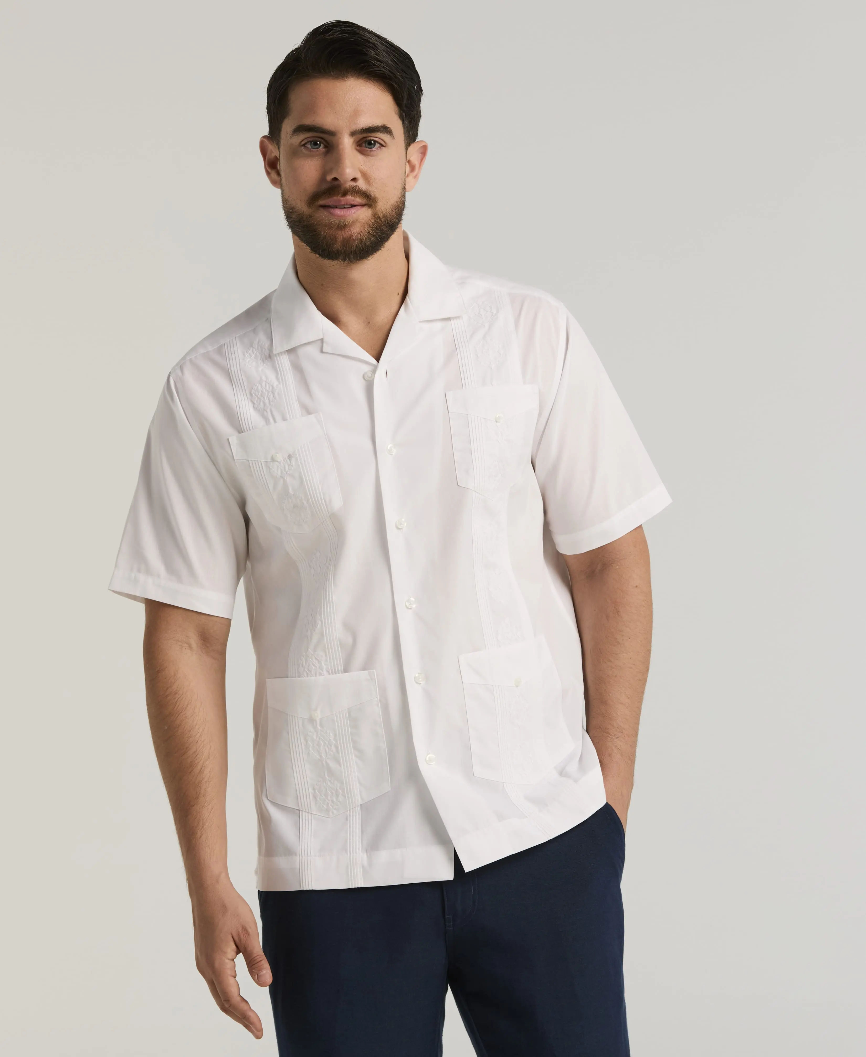 Authentic Embroidered Guayabera Shirt