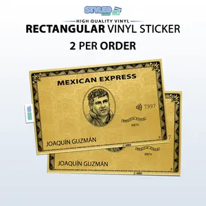 Joaquin guzman mexican express rectangle vinyl sticker Joaquin guzman mexican express rectangle vinyl sticker