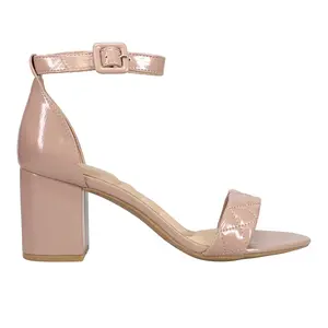 CL by Laundry Womens Jordyn Quilted Block  Dress Sandals Mid Heel 2-3" - Beige