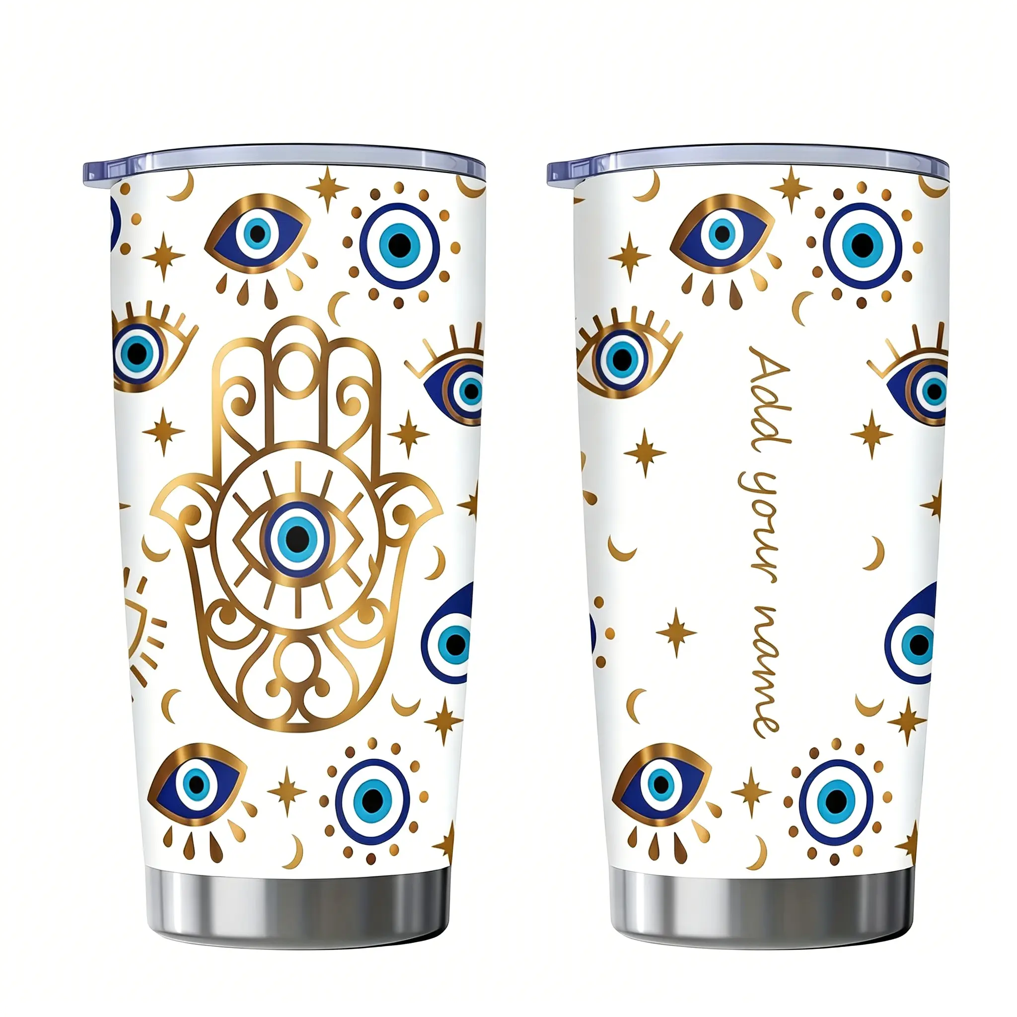 Customizable Insulated Tumbler - 20oz Stainless Steel Travel Mug Personalized with Your Name, Hand Wash Only, Perfect Personalized Gift for Any Occasion