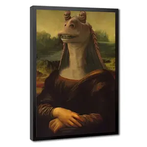 NOT The Mona Meesa Trendy Funny Wall Art Poster Home Decor Wall decor MEME Poster Artistic Print Room Decoration