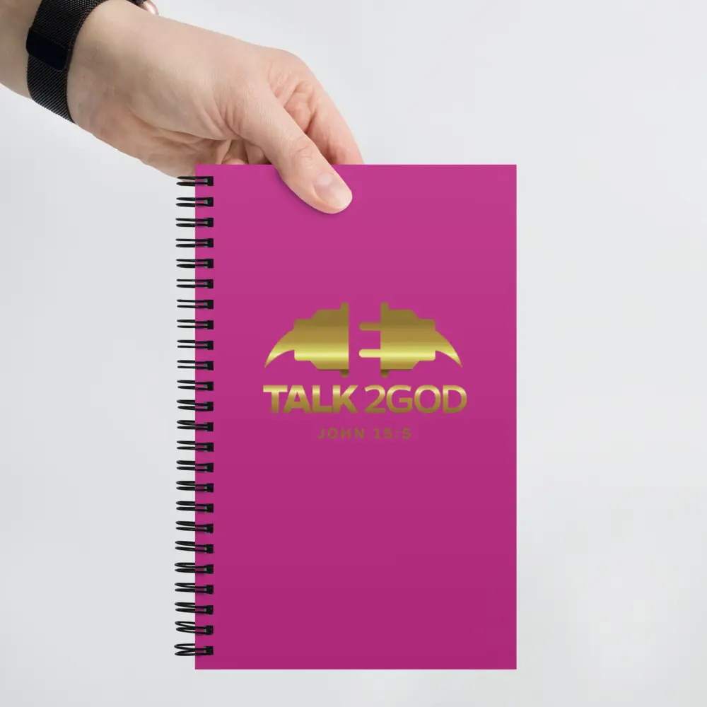 Talk2God God Spiral notebook