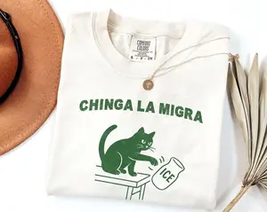 Pro Immigration Cat Shirt, Abolish ICE Tee
