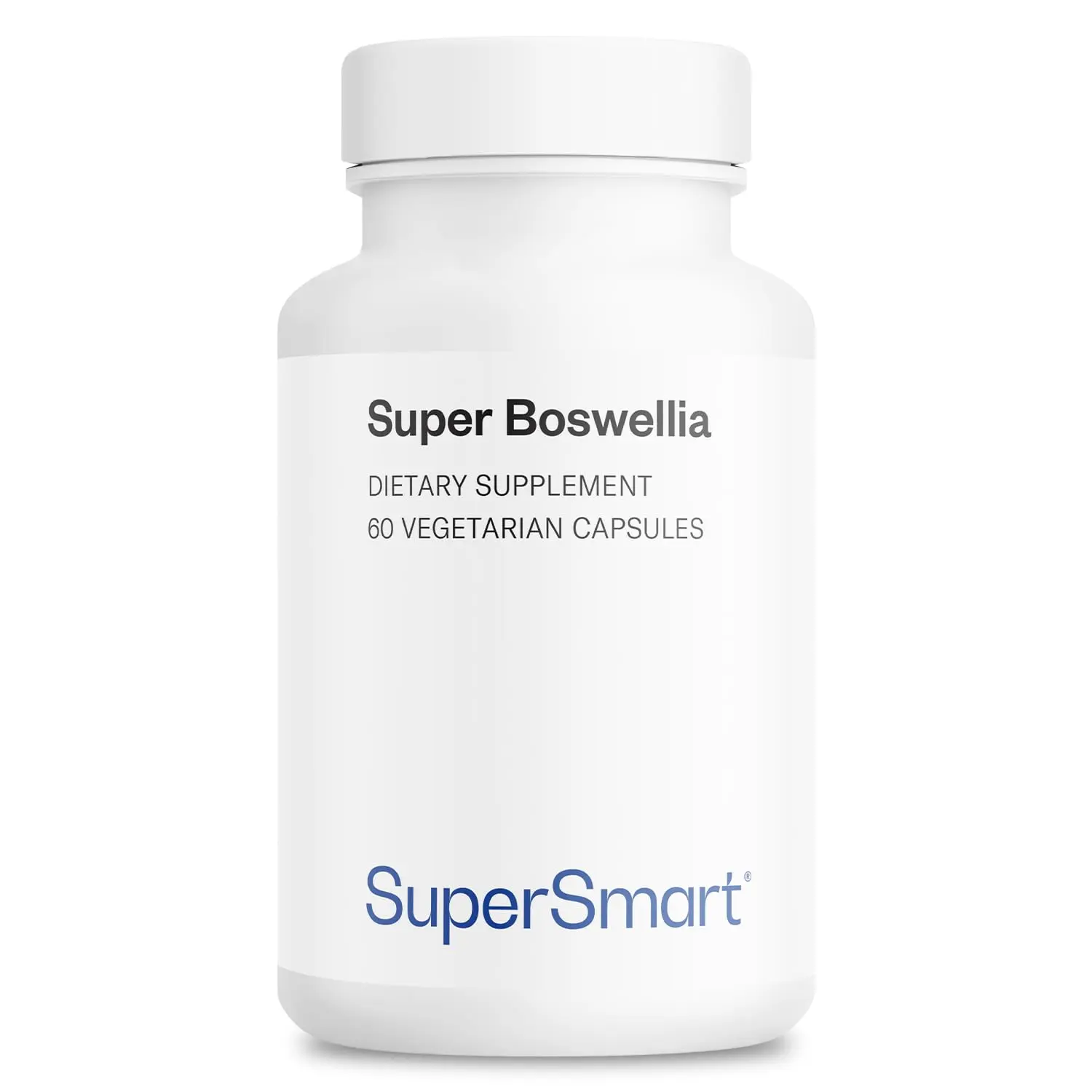 SuperSmart - Super Boswellia Extract 100mg per Day (Patented & High Strength) - ApresFlex Boswellia Serrata Supplement - 20% AKBA | Non-GMO & Gluten Free - 60 Vegetarian Capsules
