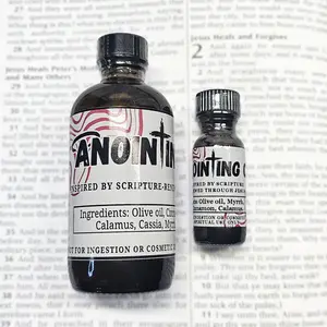 Anointing Oil - Handmade Prayer Oil - Traditional Blend for Decorative & Symbolic Use - Natural Solution Aromatherapy