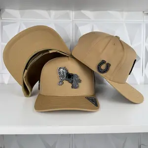 Caballo plate SnapBack hat-khaki