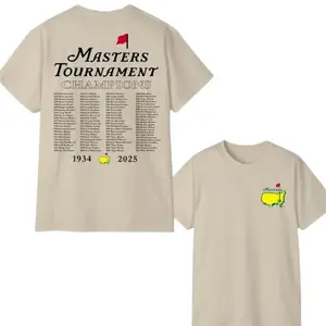 The Masters Golf T-Shirt 2025, Augusta National Merch Tee, Streetwear Golf Top, Graphic Hoodies, Graphic Print T-Shirt, Graphic Vintage Unisex Sweatshirt