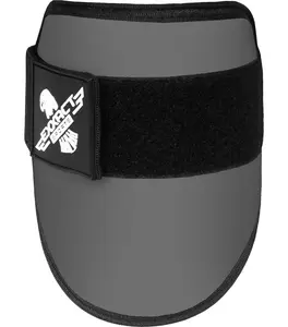 Exxact Sports EVA Plain Baseball Elbow Guard - Youth & Adult Batters' Guard with Adjustable Straps, Suitable for Softball (Dark Grey)