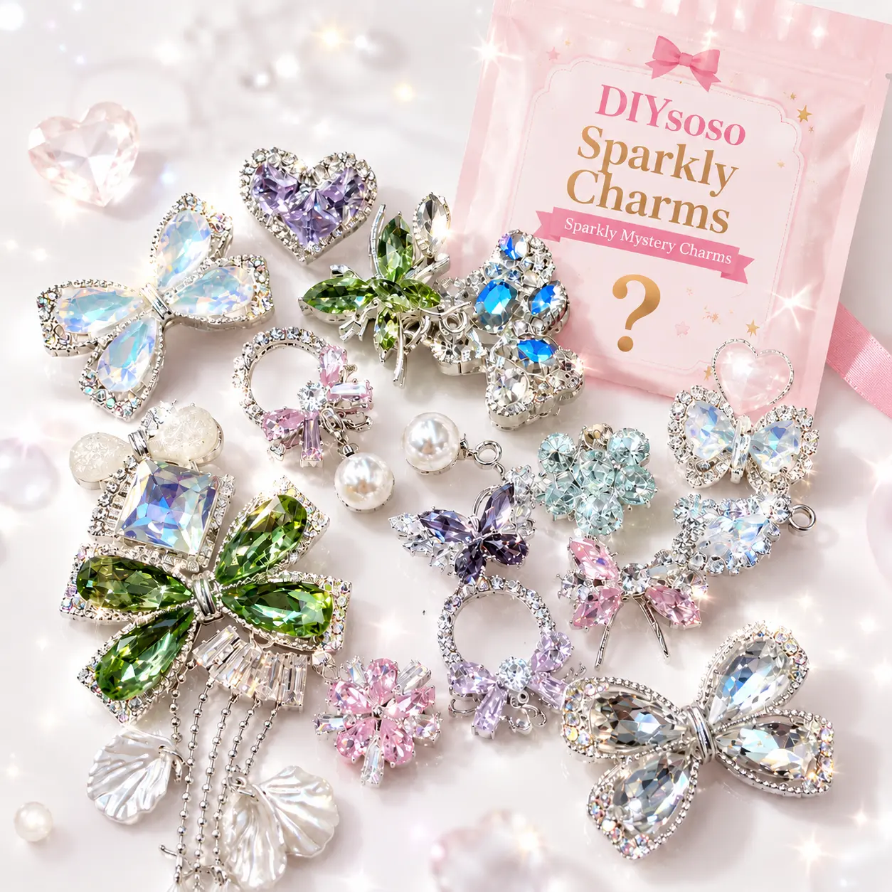 [Blind Bag] [Backup link] DiySoSo DIY Metal Diamond Beads Collectible Surprise Pack – Random Design for Collectors & DIY Crafts