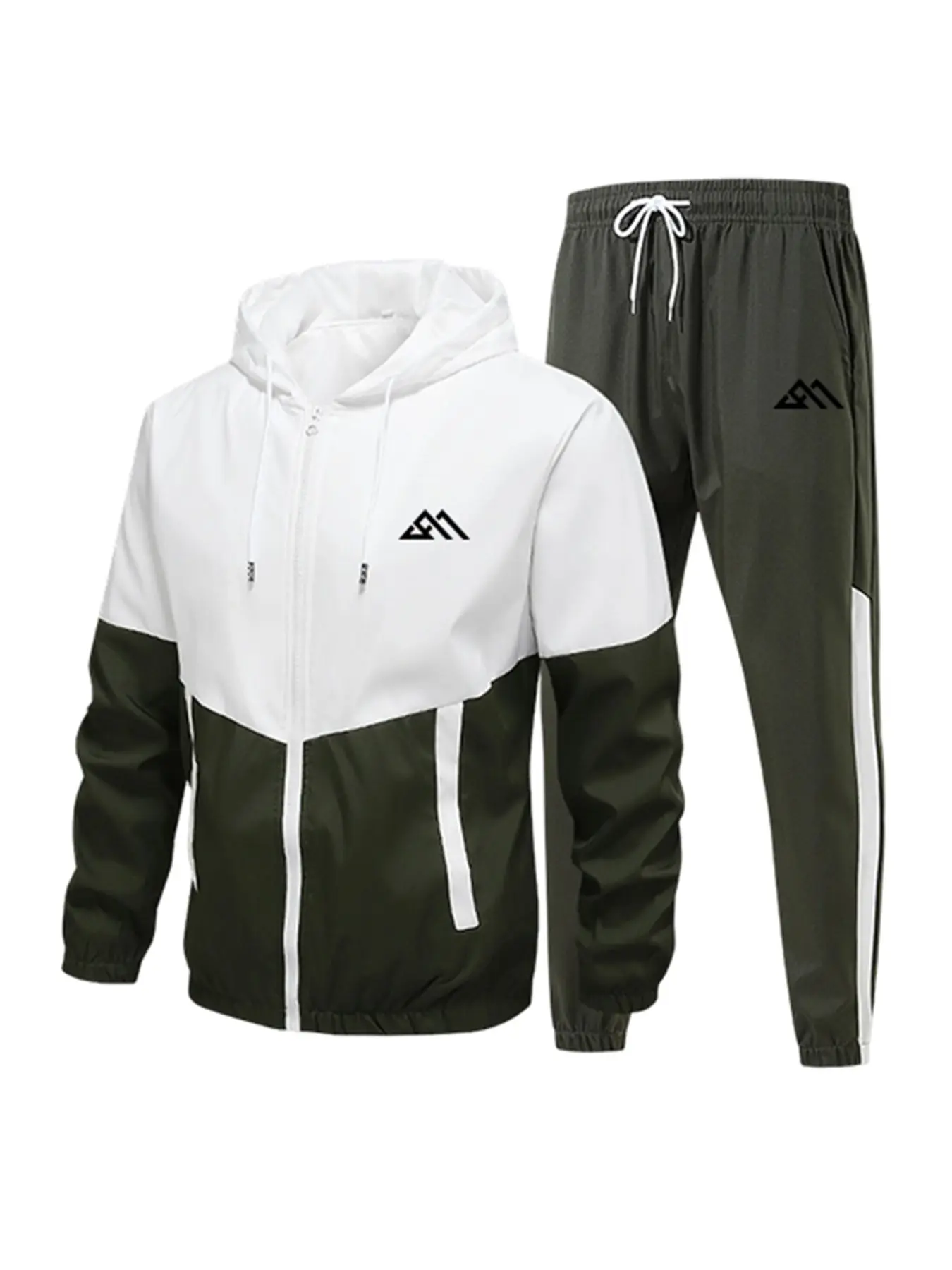 Men's Activewear Set Mntrx, Breathable Lightweight Hooded Sports, 4-Way Stretch Gym Top and Bottom Set, Sizes Xxs-3xl, Athleisure Set