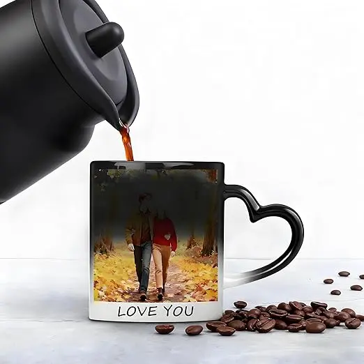 Personalized bulk coffee cup set, 11 oz (approx. 345 ml), ceramic coffee  cups with customizable images/