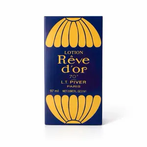 L.T. Piver Paris Lotion Rêve d’Or 70° 97 ml Authentic French Eau de Cologne Warm Amber & Citrus Fragrance for Men & Women