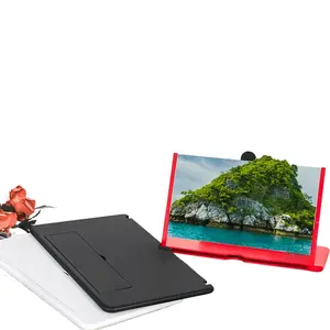 Mobile Phone Screen Amplifier 3D HD Creative Pull-out Stretch Screen Magnifier Mobile Phone Stand