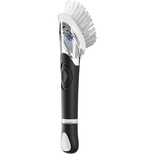Soap Dispensing Dish Scrub Brush with Soap Dispenser for Dishes, Pans, Sink and Pots