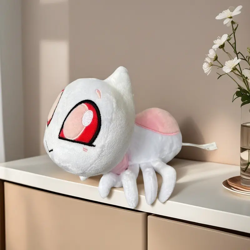 15cm Dragonfoxgirl Soft Plush Toy - Cartoon Game Figure Spider Stuffed Doll, Unisex Toy, Room Decor Decoration for Kids' Birthday Halloween Gifts