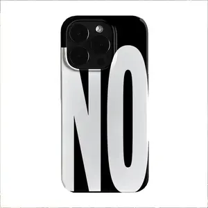 NO And YES Personalized Art Black And White Letters Phone Case For IPhone 16 15 14 13 12 11 Pro Max X XS XR 7 8 Plus Cover Case