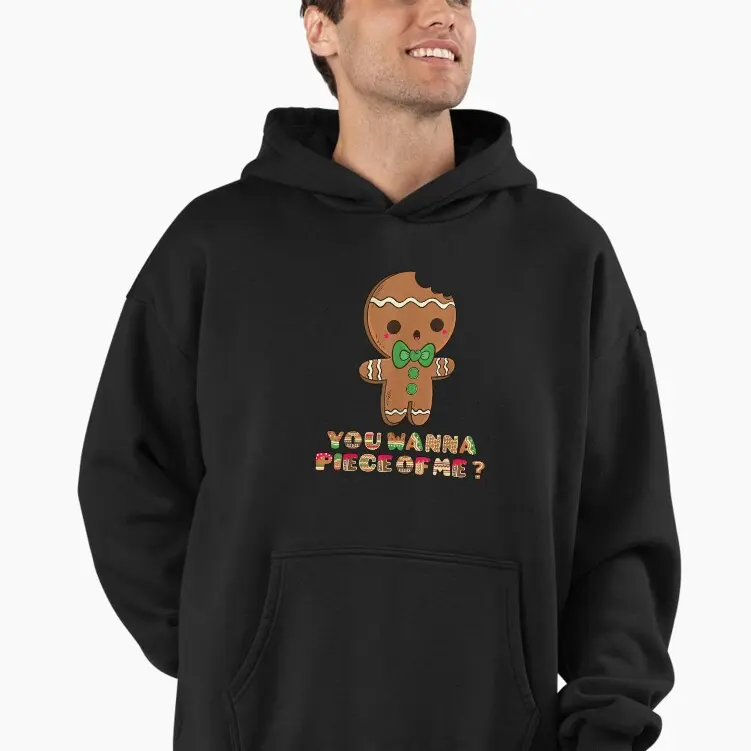 Ginger bread cookie,christmas,cookies,santa Premium Oversized Hoodie Cozy Hoodie Sweatshirt Quality Printed - Winter Wear