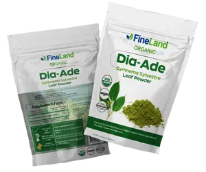 FineLand DIA – ADE GYMNEMA SYLVESTRE Leaf Powder, Natural Sugar Balance, Gluten Free, Vegeterian, 454 g. / 45 Servings