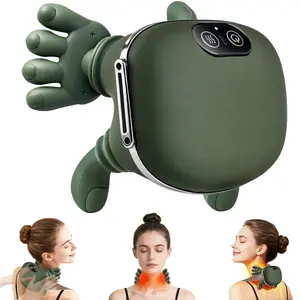 Neck Massage Pillow, Shoulder Massager, Traps Acupressure, Body Back Leg Massager, Relaxing Neck Support, Qc-N7 Model, 2000mah Battery, Neck Shoulder Relaxer
