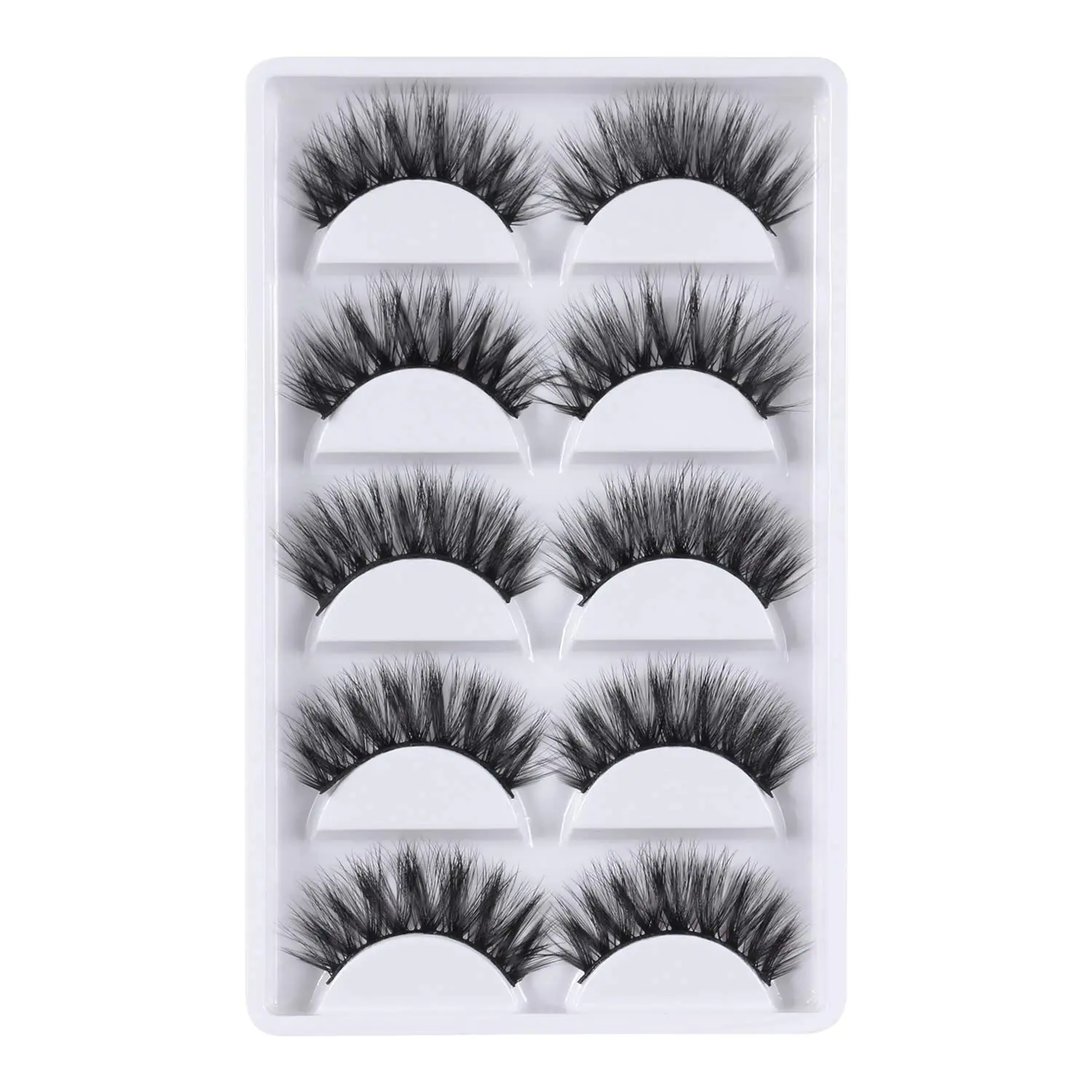 3D False Eyelashes,Black  Long Soft Reusable