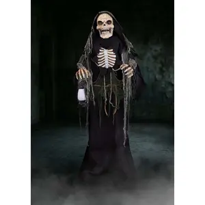 5.4FT Animated Wraithlike Reaper Halloween Decoration - Scream Saver
